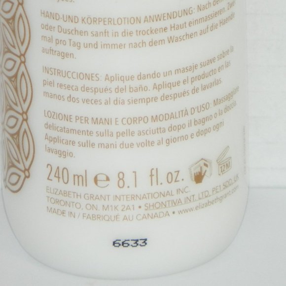 Elizabeth Grant Moroccan Journey New Hand and Body Lotion 240ml - Picture 5 of 8